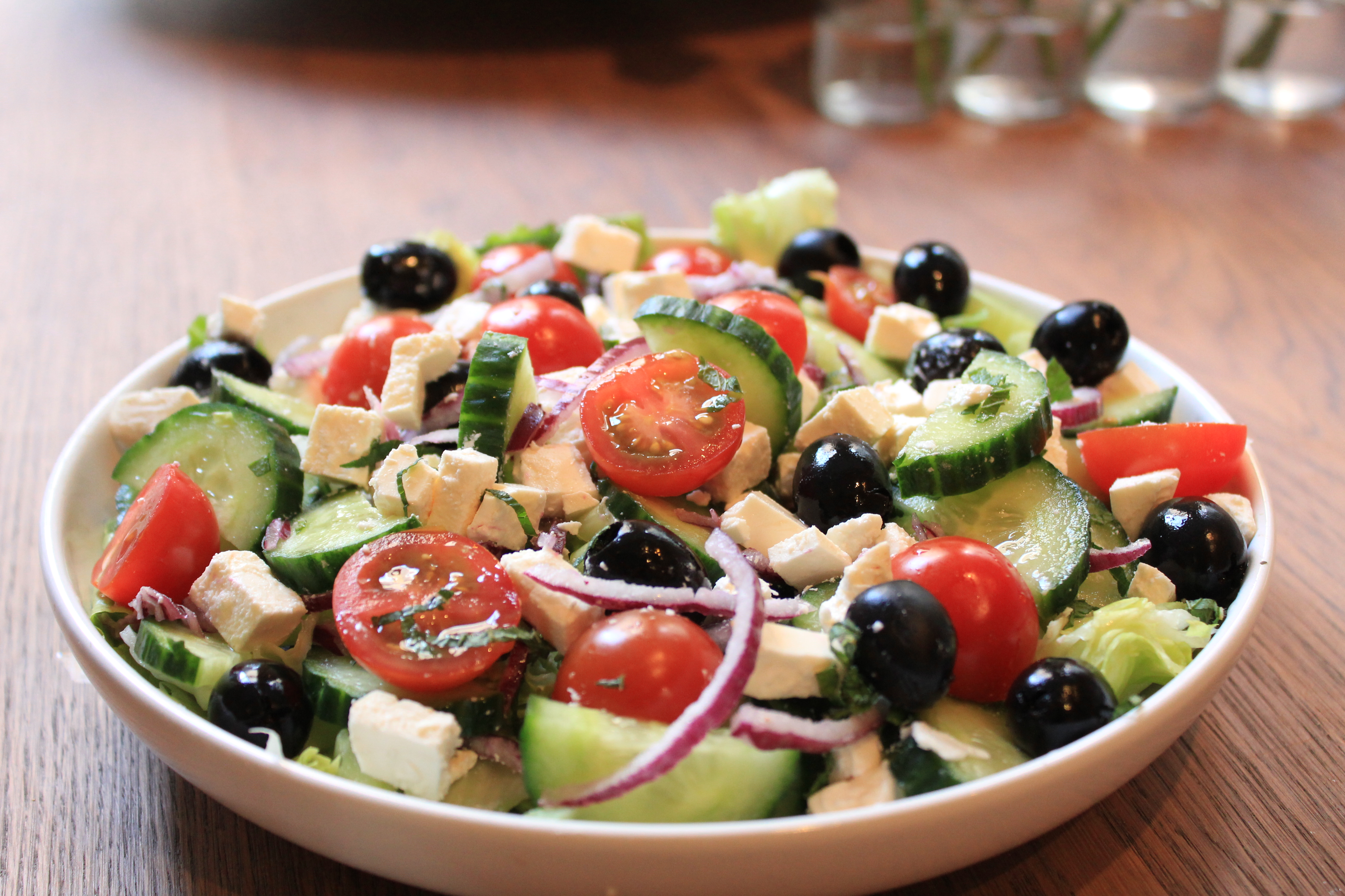 Salada grega é um dos pratos que serão ensinados no curso do Sesi (Foto: Reprodução)